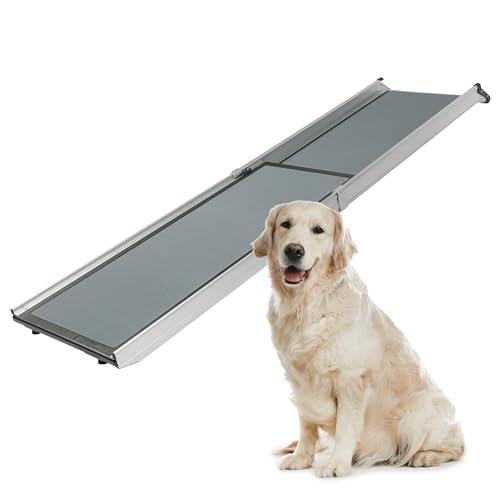PetSafe Happy Ride Extra Long Telescoping Dog Ramp, Portable Pet Ramp for Cars, Trucks & SUVs with Adjustable Sizing - size: X-Large