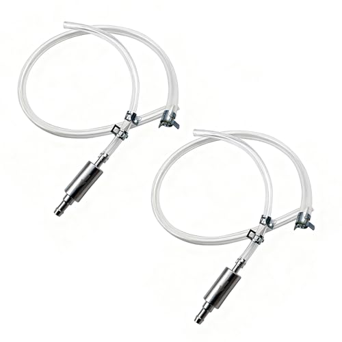 2 PCS Brake Bleeder Hoses, One-Way Brake Bleeder Hose Kit with Check Valve, Brake Hydraulic System Bleeding Tools, Universal for Car Motorcyle Clutch (Transparent)