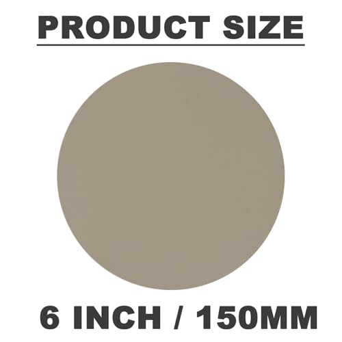 6 Inch Interface Pad + 6 Inch Sanding Dics Hook & Loop: 800/1000/1500/2000/3000/5000 Grit, Wet Dry Silicon Carbide Sandpaper for Orbital Sander, Automotive Polishing/Headlight Restoration/Scratch