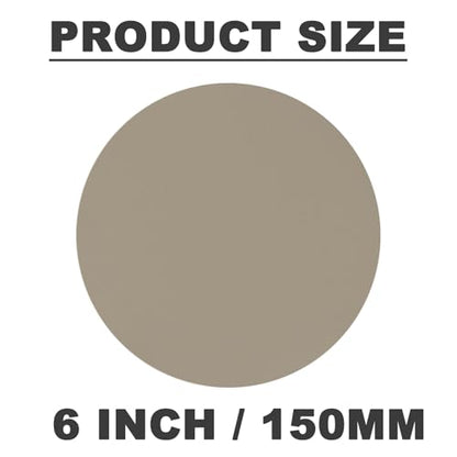 6 Inch Interface Pad + 6 Inch Sanding Dics Hook & Loop: 800/1000/1500/2000/3000/5000 Grit, Wet Dry Silicon Carbide Sandpaper for Orbital Sander, Automotive Polishing/Headlight Restoration/Scratch