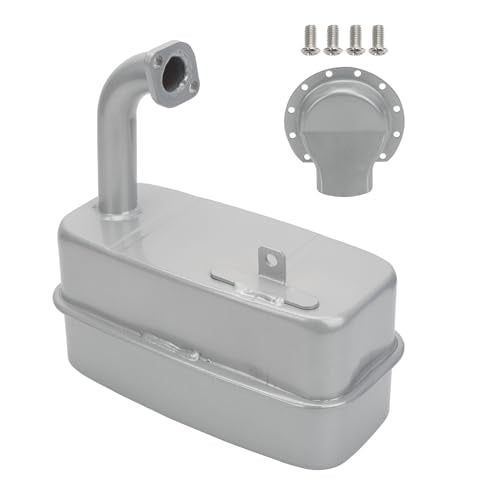 GY22156 Muffler Compatible with John Deere 107S D105 D110 E100 E110 X125 X126 X145 Tractor Exhaust Muffler Replaces GY21990