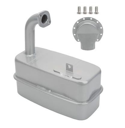 GY22156 Muffler Compatible with John Deere 107S D105 D110 E100 E110 X125 X126 X145 Tractor Exhaust Muffler Replaces GY21990