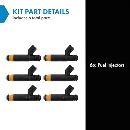 TRQ Fuel Injector Set - style: FIA58820
