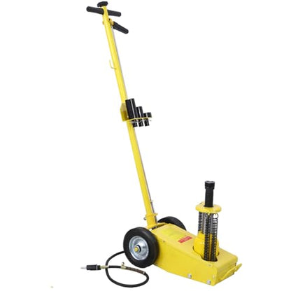 22 Ton Hydraulic Floor Jack Metal Yellow Unmatched Strength Heavy-Duty Tasks Commercial Use