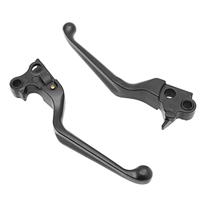 M MATI Black Brake Clutch Lever for Harley Davidson Sportster 883 1200 Softail Road King Dyna Electra Glide Street Bob Night Train Fat Boy - color: Black