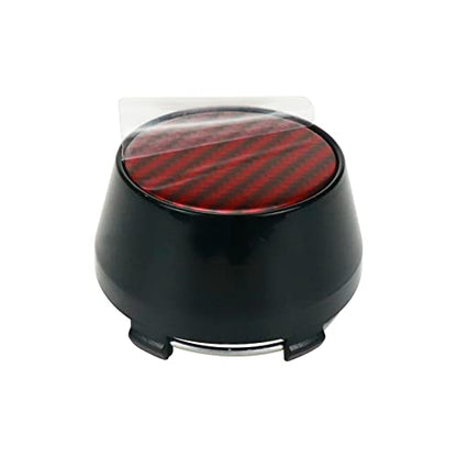 Modengzhe 4PCS Wheel Center Caps, 60mm Wheel Rim Hub Center Covers (Red) - color: Red