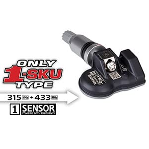 Autel TPMS Sensors MX Sensor 8pcs Tire Sensor Dual Frequency 315MHz&433MHz Universal Autel MX Sensor Metal Stem Programmable by TS508 TS408 TS508WF TS608 MS906TS ITS600 MS906PRO-TS - size: 8pcs TPMS Sensor