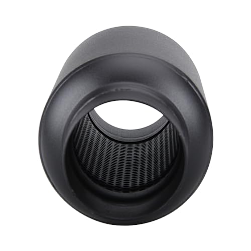 LCGP 2 Pack 2.5'' Inlet & 2.5" Outlet, Universal Resonator, 11.5'' Overall Length Stainless Steel Muffler/Weld On - color: Black, size: 2.5" Inlet 11.5" Long-2 Pack