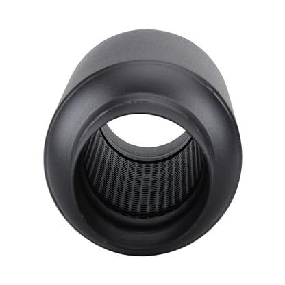 LCGP 2 Pack 2.5'' Inlet & 2.5" Outlet, Universal Resonator, 11.5'' Overall Length Stainless Steel Muffler/Weld On - color: Black, size: 2.5" Inlet 11.5" Long-2 Pack