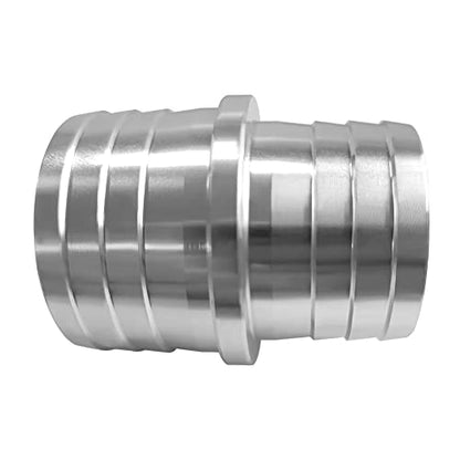 1-1/4" to 1-1/2" Aluminum Hose Barb Coupler Repair Fitting 1 Pcs - size: 1-1/4"-1-1/2"