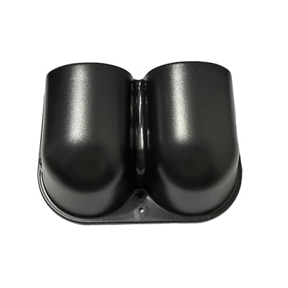 Black Universal 2" 52mm Double 2 Hole Dash Gauge Console Dashboard Pod Holder - size: 2 holes
