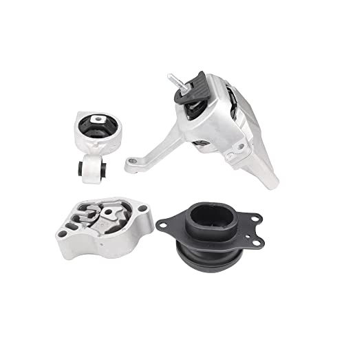 Engine Motor and Trans Mounts Compatible with 2007-2017 Altima 2.5L, Replace OE A4339 A4340 A4350 A4353, 11360-JA000 11220-JA000 11350-JA00A 11210-JA000, Set of 4 - size: Nissan Altima 2007-2017 2.5L