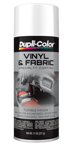 Dupli-Color Vinyl & Fabric Spray, Gloss, White, 11 oz - color: White, size: 1 Count (Pack of 1)