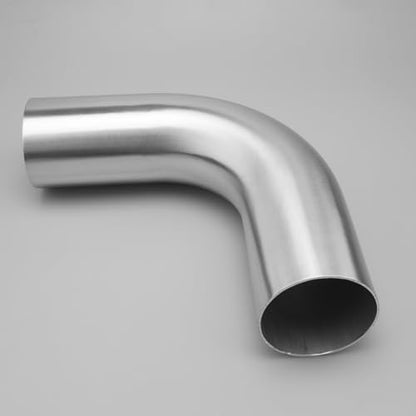 AC PERFORMANCE 3" 90° Degree Aluminum Elbow Intercooler Air Intake Tube - color: Silver 90, size: 3" (76mm)