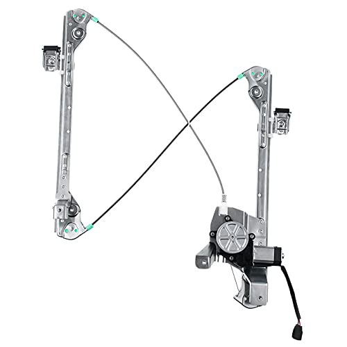 A-Premium Front Driver and Passenger Side Power Window Regulator with Motor - style: Front Driver+Passenger (LH+RH)