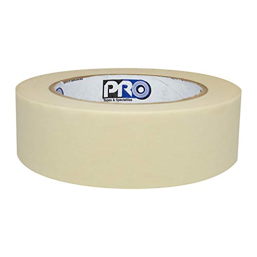 ProTapes Pro 795 Crepe Paper General Purpose Masking Tape, 60 yds Length x 1-1/2" Width, Tan (Pack of 1) - size: 1-1/2" (Pack of 1)