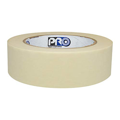 ProTapes Pro 795 Crepe Paper General Purpose Masking Tape, 60 yds Length x 1-1/2" Width, Tan (Pack of 1) - size: 1-1/2" (Pack of 1)