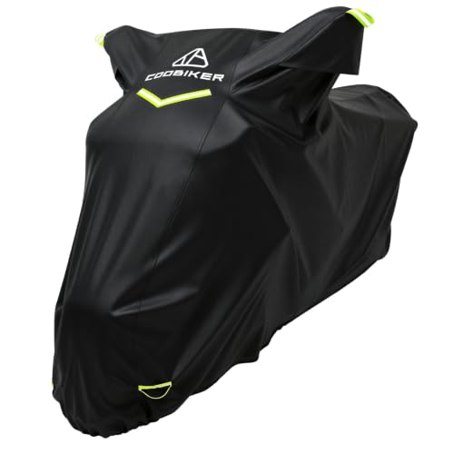 Motorcycle Cover Waterproof Outdoor All Season Protection - size: 96.5"