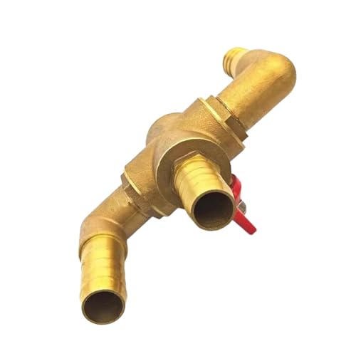 4-way 5/8" Brass Automobile Heating Water Valve Manual Control Valve - size: 5/8 inch