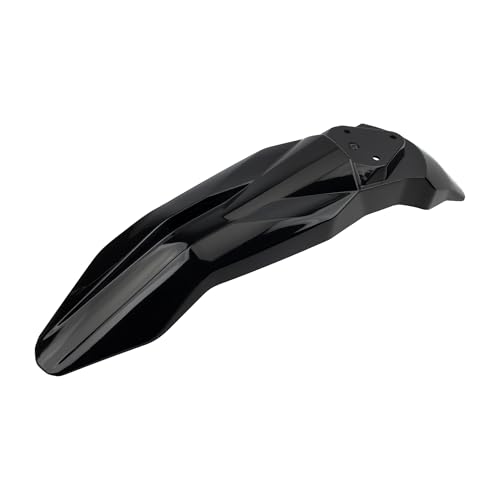 Motorcycle Fender Assembly Set Mudguard Number Plate Compatible with Talaria Sting MX3 MX4 Electric Dirt Bike Black - color: Front Tail Fender, size: Plastic
