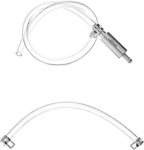 Brake Bleeder Hose, Motorcycle Brake Bleeder Kit, One Way Check Valve Tube Bleeding Tool Kit for Hydraulic System Bleeding for Motorcycle Clutch, Soft Tube with Metal Clips (1PC)