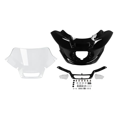TCMT Motorcycle Headlight Fairing 7" Clear Windshield Fit For Harley Low Rider ST FXLRST 2022-2025 Low Rider El Diablo FXRST 2022 - color: Clear Windshield