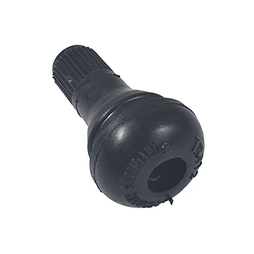 100Pcs TR412 Black Rubber Snap-in Short Tire Valve Stem