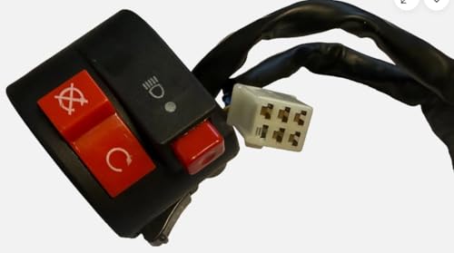 Coleman 6 Wires Left Kill Start Ignition Switch Coleman 125cc ATV AT125TU AT125-EX AT125-UT AT125Y / 200cc ATV TAOTAO Quad 4 Wheeler