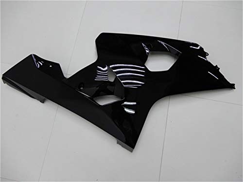 YTL Glossy Black Full Fairing Fit for Suzuki 2004-2005 GSXR 600/750 - color: 003 Glossy Black