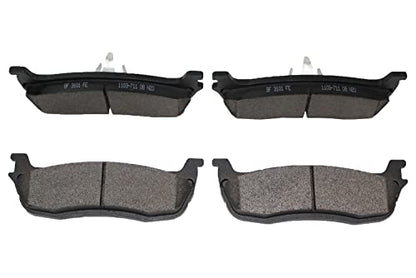 D711 Ceramic Rear Brake Pads Replacement For 1996-2003 Ford F150, 1997-02 Expedition 2003 Lincoln Blackwood 98-02 Navigator 2003-11 Town Car - style: D711