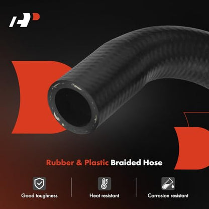 A-Premium Outlet HVAC Heater Hose Pipe Line Assembly with Protective Sleeve