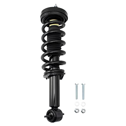 TRQ Front Suspension Kit Shock & Spring Strut Assembly Sway Bar Stabilizer Link Compatible with 2014-2017 Ford Expedition Lincoln Navigator - style: SCA30359