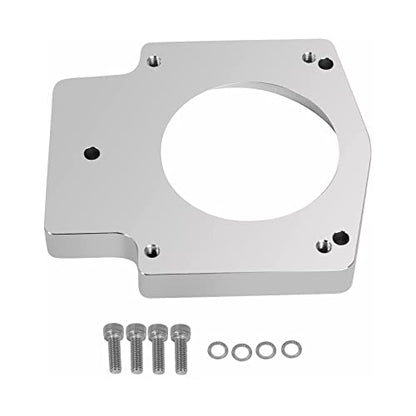 BLACKHORSE-RACING 102mm Aluminum Throttle Body Spacer Adapter Plate Kit