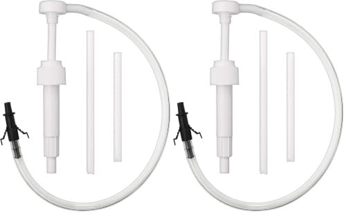 Slippery Pete - Fluid Pump for Standard Quart Bottles - 8cc per Pump Stroke and 3rd Hand Adapter, Transfer Gear Oil, Transmission and Differential Fluid (28mm) (Pack of 2) - size: 28mm (Pack of 2)