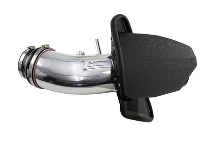 HPS Polished Air Intake Kit with Heat Shield Compatible for 2019-2023 Dodge Charger SRT Hellcat 6.2L V8 Supercharged, 827-681P