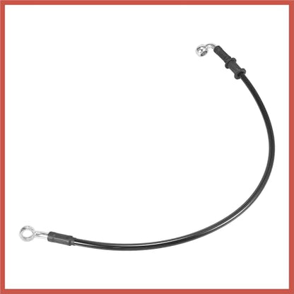 ACROPIX Universal 50cm 19.69" Motorcycle Brake Clutch Oil Hose Line Pipe Hydraulic Reinforced Stainless Steel Braided Black Car Parts