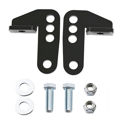 1"-3" Inches Adjustable Lowering Kit Fits for Harley SPORTSTER, XL883 and XL1200 - Standard, Hugger, Nightster, Roadster, Custom, LOW, 2005-2015 2013 2014 - color: Black#7