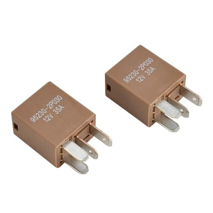 2PCS Relay 95230-2P030 12V 35A 4 Pins Multi-Purpose Power Relay Compatible with Hyundai Kia Vehicles Replace 95230-2P030 952302P030