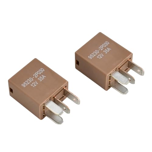 2PCS Relay 95230-2P030 12V 35A 4 Pins Multi-Purpose Power Relay Compatible with Hyundai Kia Vehicles Replace 95230-2P030 952302P030