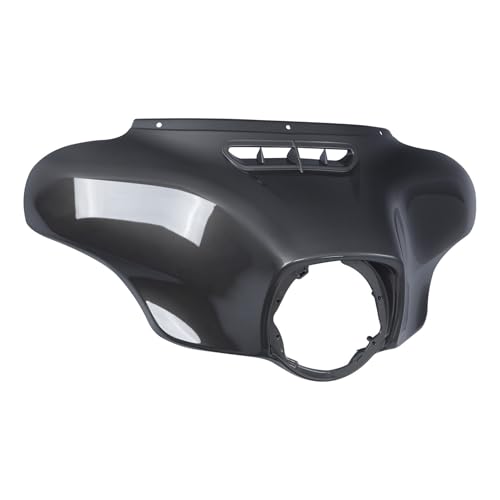 HR3 Industrial Gray Batwing Outer Fairing Body + Vent Trim Compatible with 2014-2023 Harley Touring Electra Glide Street Glide Ultra Limited - color: Industrial Gray