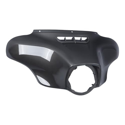 HR3 Industrial Gray Batwing Outer Fairing Body + Vent Trim Compatible with 2014-2023 Harley Touring Electra Glide Street Glide Ultra Limited - color: Industrial Gray