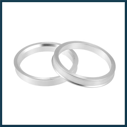 2pcs OD 70.6mm to ID 60.1mm Aluminium Alloy Car Hub Centric Rings Wheel Bore Center Spacer Automotive Parts