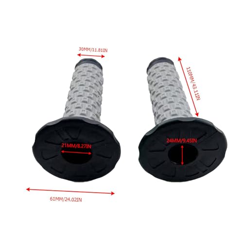 Universal 7/8 Inch Motorcycle Hand Grips Cover Protectors Dirt Bike Throttle Bar Grip Compatible with Kawasaki KX60 KX125 KX250F Suzuki DRZ125L DR650 YZ250F WR250R TTR110 CR80R CRF150R