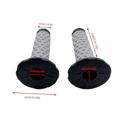 Universal 7/8 Inch Motorcycle Hand Grips Cover Protectors Dirt Bike Throttle Bar Grip Compatible with Kawasaki KX60 KX125 KX250F Suzuki DRZ125L DR650 YZ250F WR250R TTR110 CR80R CRF150R