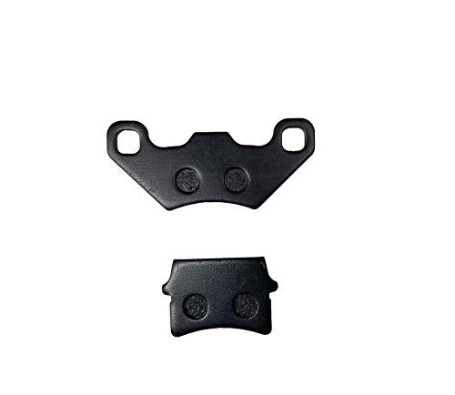 (Set of 1) 70cc Motorcycle Front and Rear Brake Pads Kit Black Fits for 70cc 90cc 50cc 110cc 125cc ATV Go Kart Dirt Bike and Motorcycle