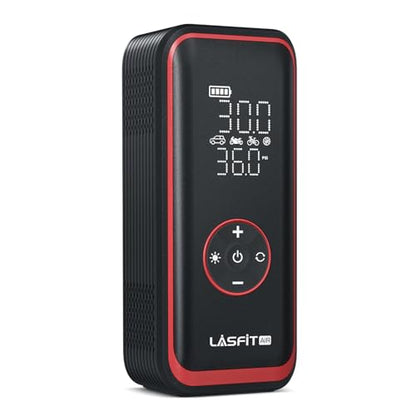 LASFIT TK1 Pro Tire Inflator Portable Air Compressor [5X Faster Inflation] 150PSI Tire Inflator 16000mAH Battery Operated Air Pump for Car Tires with Digital Pressure Gauge, Smart Auto Stop - style: TK1 Pro