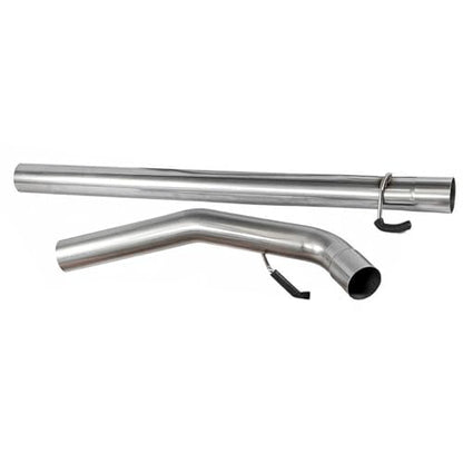 Stainless Steel Exhaust Pipe Kit for 2011-2019 F250/F350/F450 6.7L 4" Powerstroke Diesel - size: for 2011-2019 F250/F350/F450