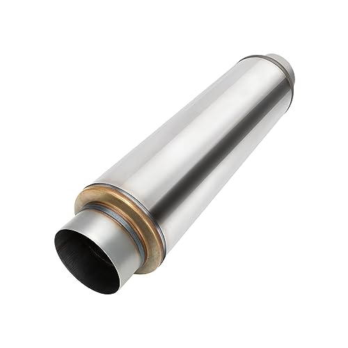Exhaust Resonator 5" Inlet 5" Outlet Muffler 30" inch Overall - size: 5" Inlet 5" Outlet 30" Overall Length