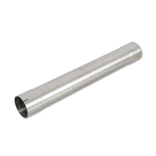 Universal T304 stainless steel Exhaust Pipe flared Tube-36" 3 Feet Length 4" ID,Muffler Replacement Pipe - size: 4"X36"