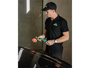 BATOCA S6 Mini Cordless Polisher 1 Heads for Car/Motorcycles Detailing Kit - size: Basic kit with 2 batteries